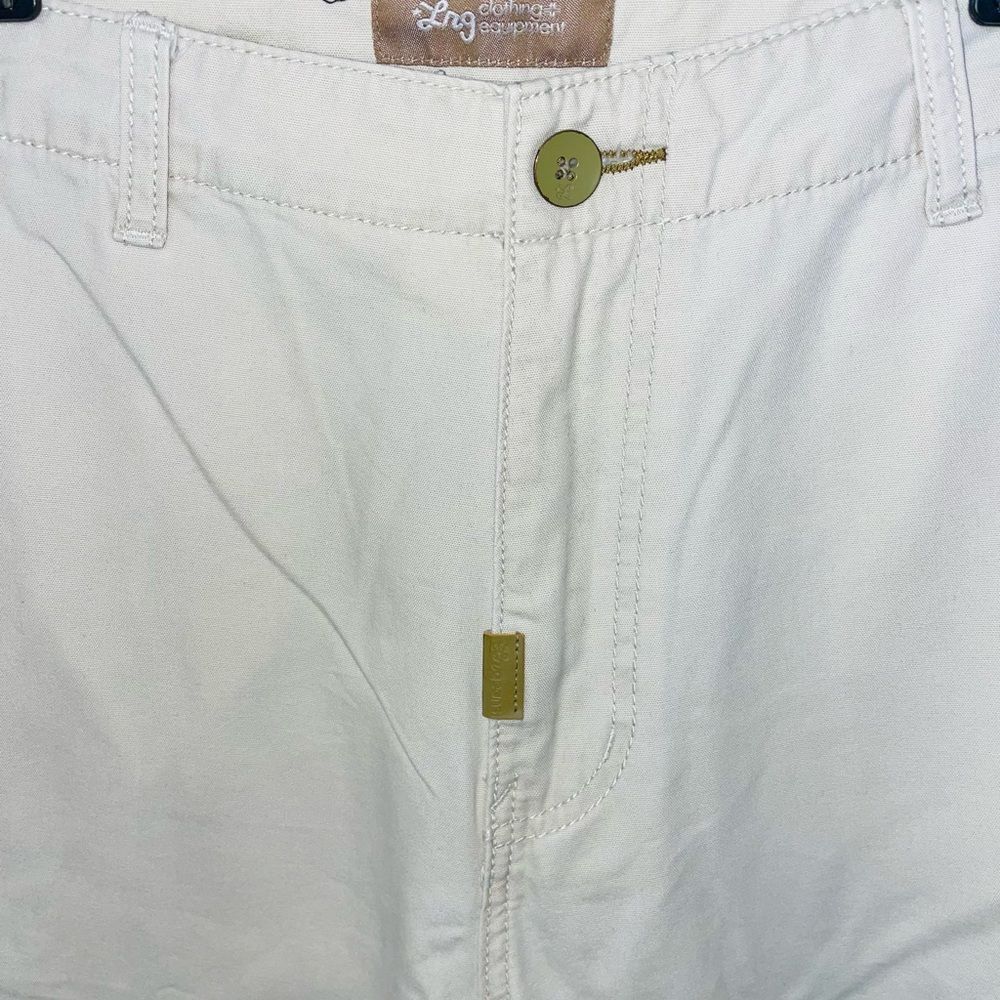 LRG roots generation mens khaki cargo pocket shorts sz 36 - Picture 3 of 9
